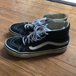 Vans off the wall hightop lace ups